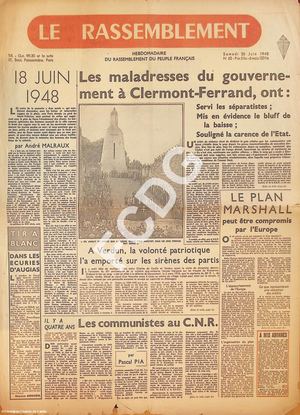 Rassemblement N°62 Samedi 26/06/1948