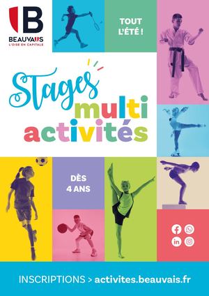 Plaquette Stages Multi activités Été 2026