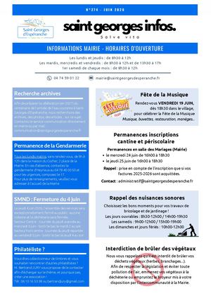 St Georges Infos 274 Juin 2026