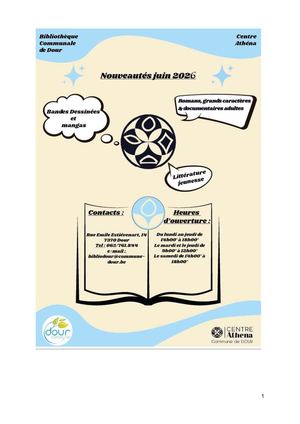 Nouveautés Juin 2026