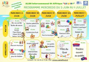 Programme Des Mercredis Juin 2026