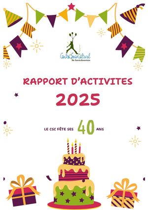 Rapport D'activité 2025