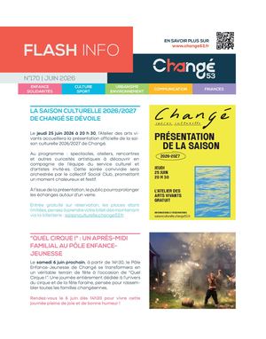 Flash Info - Juin 2026