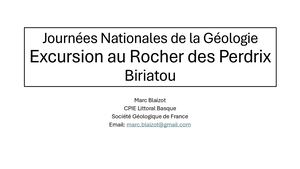 Poster Rocher Aux Perdrix JNG 2026