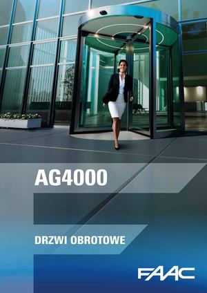 Drzwi obrotowe FAAC AG4000 PL