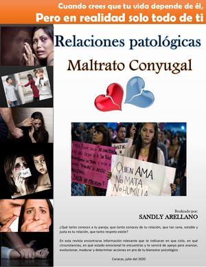 Relaciones Patológicas y Maltrato Conyugal