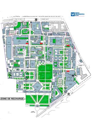 Plan Vers Les Bornes éLectriques
