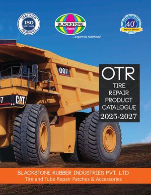 2025 BLACKSTONE RUBBER - OTR Tire Repair Product Catalogue