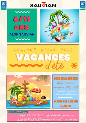 Programmes de l'été ALSH Primaire