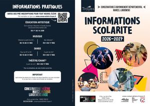 Livret Infos Scolarité 2026 2027