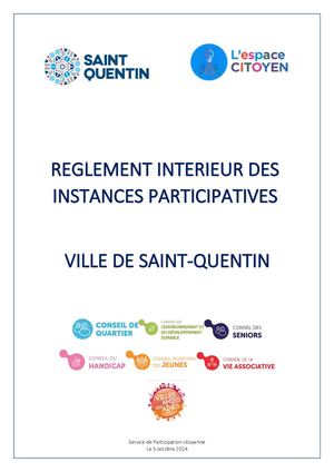 Reglement Interieur Conseils