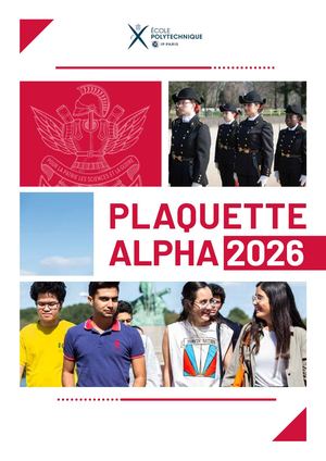 Plaquette Alpha 2026