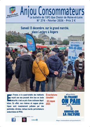 Journal Anjou Consommateurs n° 274