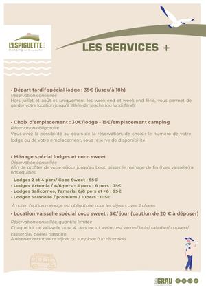 Services + Et Suppléments 2026