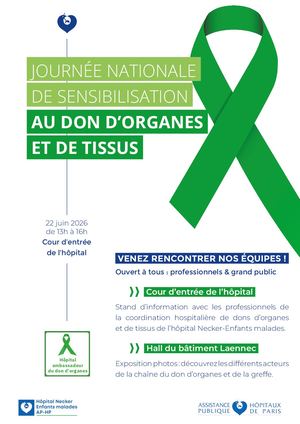 Affiche Journée national de sensibilisation au don d'organes et de tissus