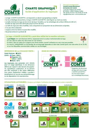 Charte Graphique Comté - Logo Vert - Version Du 08 03 23
