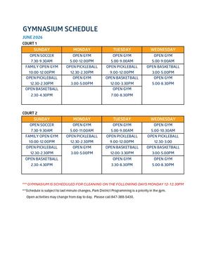 Open Gym June 2026