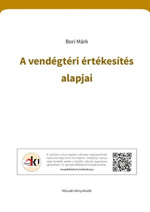 MK-5822 A vendégtéri értékesítés alapjai