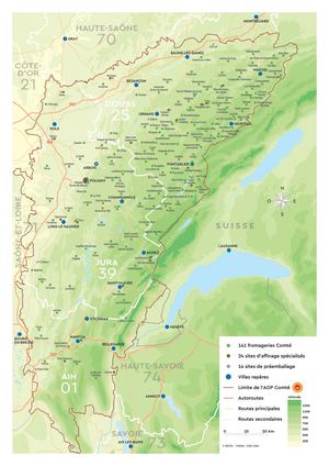 Carte Aop Comté 2023