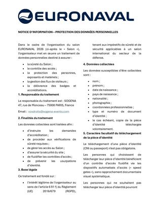 NOTICE D'INFORMATION - FR