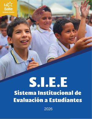 Anexo 002  SISTEMA INSTITUCIONAL DE EVALUACIÓN DE LOS ESTUDIANTES SIEE 2026
