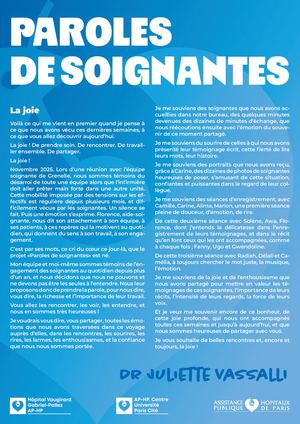 Panneaux Exposition Paroles De Soignantes Intro Dr Juliette Vassalli