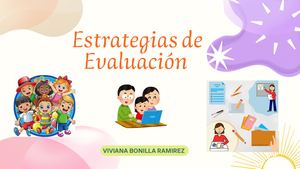 Estrategias De Evaluación Visuales Y Portafolios