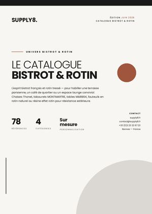 Supply8 Catalogue Bistrot Rotin