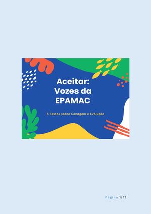 Aceitar 5 edição Premio De Literatura Epamac