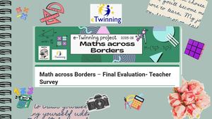 Math Across Borders Final Teachers Survey Results