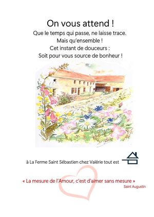 Carte de la Ferme Saint Sébastien