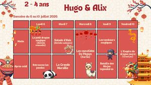 Plannings Juillet 2026