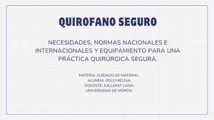 Quirofano Seguro