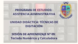 Sesión 09 Teclado Numerico