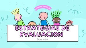 Marggy Estrategias De Evaluacion
