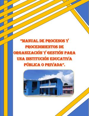 Manual de organización y Gestion