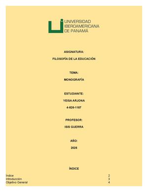 Monografía Psicología Yeisa
