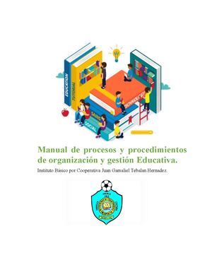 Tarea De Organizacion Y Gestion De La Empresa Educativa 18 05 26