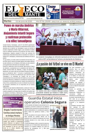 Martes 02 de junio de 2026