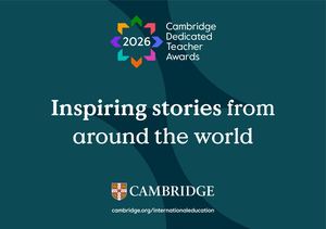2026 Cambridge Dedicated Teacher Awards Shortlist eBook