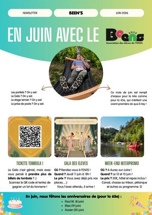 Newsletter Been's Juin