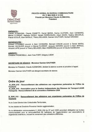 Pv Bureau du 11 05 2026