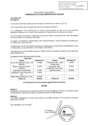 DP 2026 077 Demande Subvention VNF