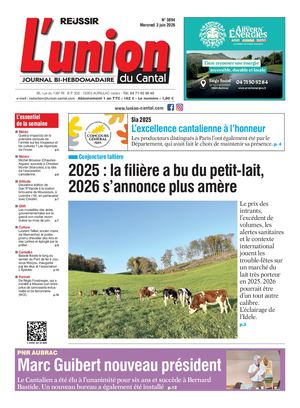 L'union Du Cantal N° 3894