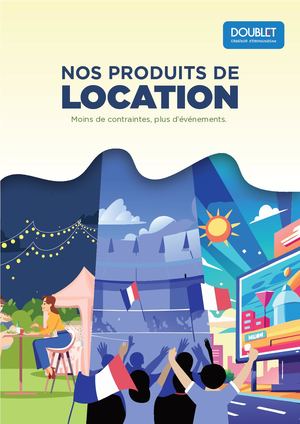 Nos produits de location