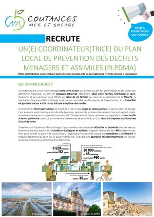 Coordinateur PLPDMA