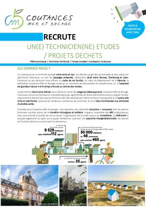 Technicien Etudes Projets Déchets