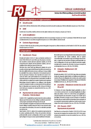 495 Veille Juridique Du 25 05 26 Au 29 05 26