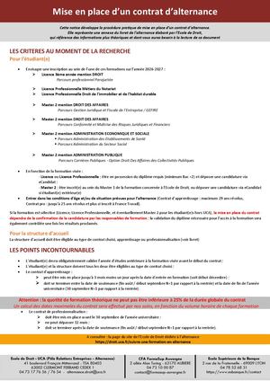 Mise En Place D’un Contrat D’alternance