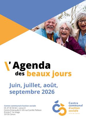 L'agenda des beaux jours - été 2026